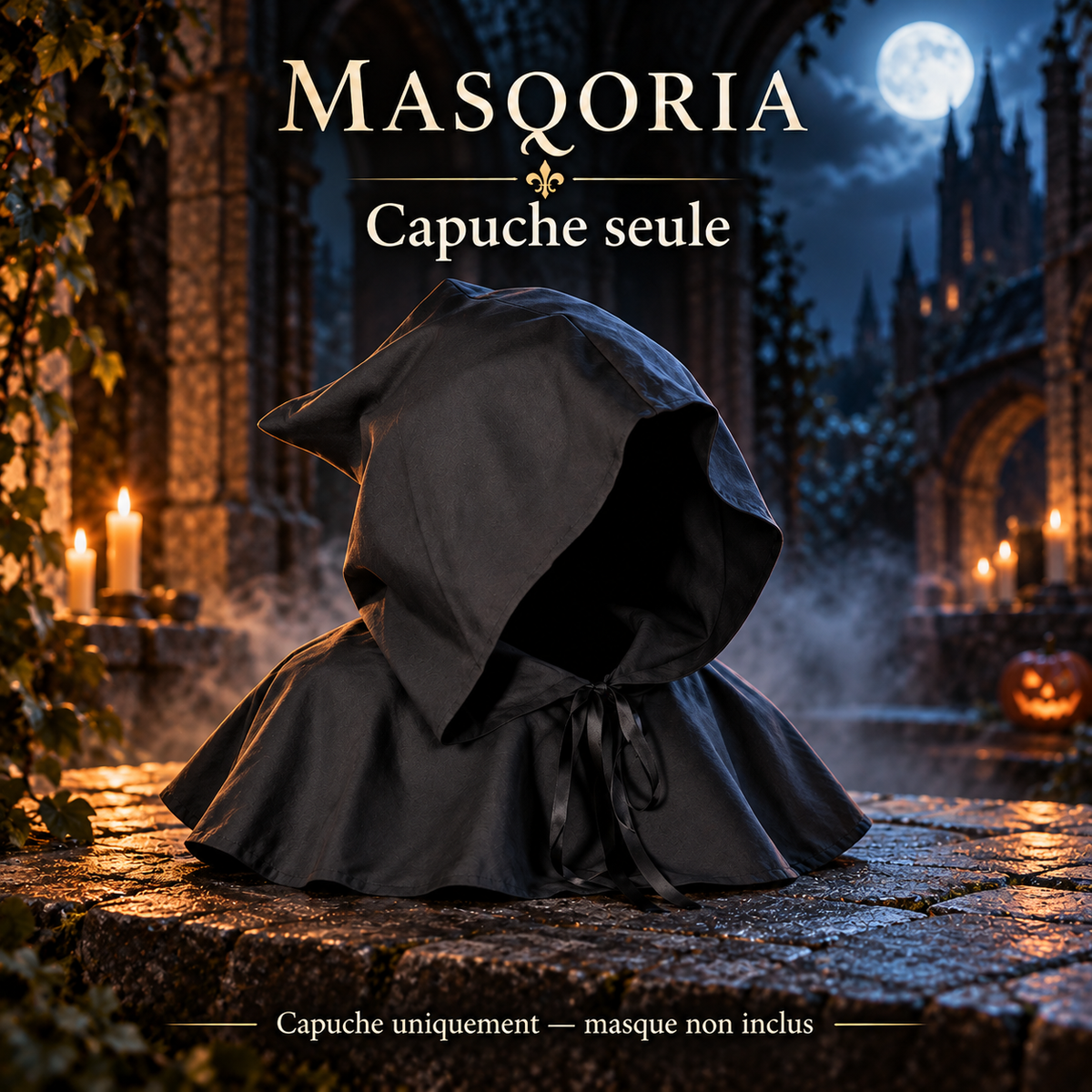Masque Médecin de la Peste avec Capuche – MASQORIA