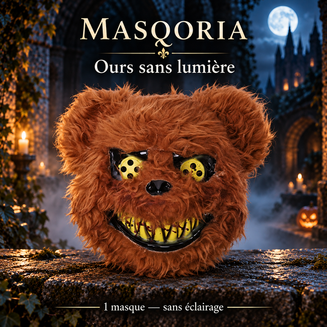 Masque d’Horreur Halloween Lapin ou Ours – MASQORIA