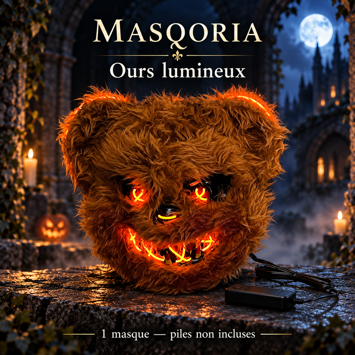 Masque d’Horreur Halloween Lapin ou Ours – MASQORIA