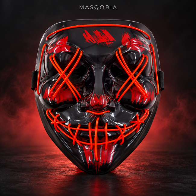 Masque LED lumineux Halloween – MASQORIA